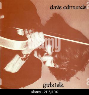 Couverture de disque unique vintage - Edmunds, Dave - Girls Talk - UK- 1979 Banque D'Images