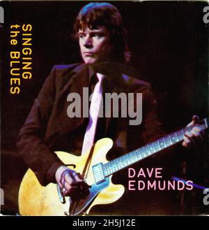 Couverture de disque unique vintage - Edmunds, Dave - Singing the Blues - UK- 1980 02 Banque D'Images