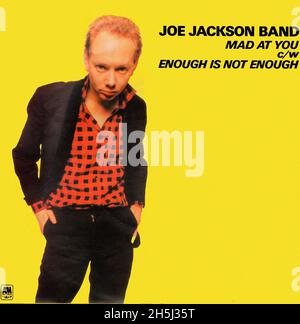 Couverture de disque unique vintage - Jackson, Joe - Mad at You - US - 1980 02 Banque D'Images