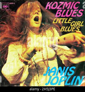 Couverture de disque unique vintage - Joplin, Janis - Kozmic Blues - D -1969 Banque D'Images