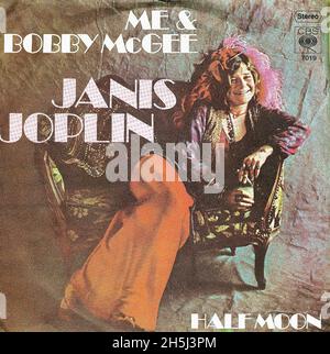 Couverture de disque unique vintage - Joplin, Janis - Me & Bobby McGee - D -1970 Banque D'Images