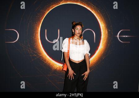 10 novembre 2021 : ROWI SINGH assiste à la première de « dune » à Sydney aux cinémas George Street le 10 novembre 2021 à Sydney, Nouvelle-Galles du Sud Australie (image de crédit : © Christopher Khoury/Agence de presse australienne via ZUMA Wire) Banque D'Images