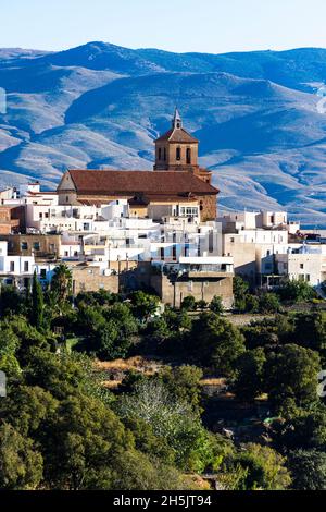 Abrucena est un village dans les montagnes de la Sierra Nevada dans la province d'Almeria dans le sud de l'Espagne. Banque D'Images