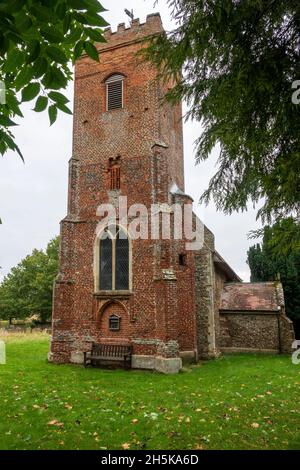 Eglise Saint-Pierre, Carlton, Suffolk, Anglia est, Grande-Bretagne Banque D'Images