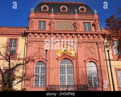 Palais résidentiel - Residenzschloss (Darmstadt, Hesse, République fédérale d'Allemagne) Banque D'Images