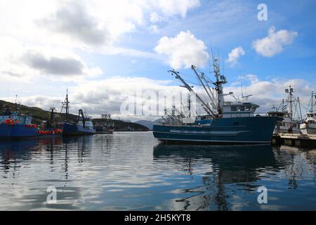 Port de Sand point, Aleutian, Alaska, États-Unis Banque D'Images