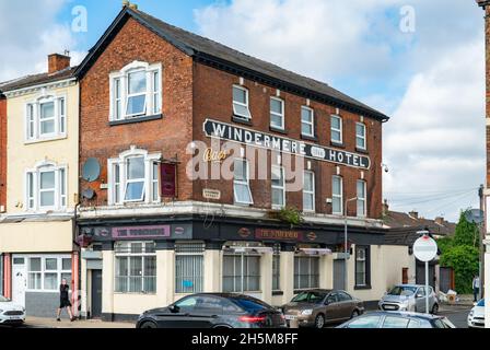 Le Windermere Hotel, un pub construit en 1866 sur Breck Road, Liverpool 5.Photo prise en septembre 2021. Banque D'Images