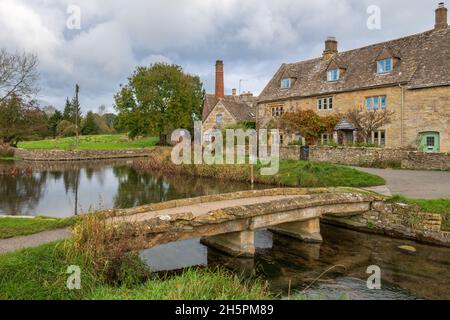 Old Mill, Lower Slaughter, Gloucestershire, Royaume-Uni Banque D'Images