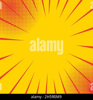 fond de bande dessinée en style pop art, vectoriel Illustration de Vecteur