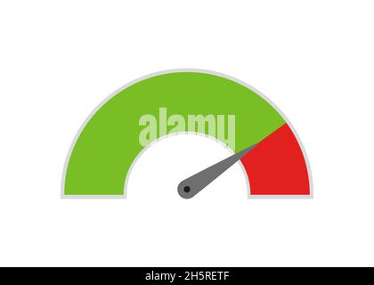 Indicateur de vitesse de chargement pour la conception de la bande.Icône de vecteur simple plat. Illustration de Vecteur