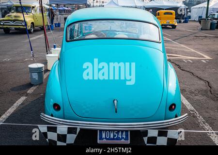 Reno, NV - 6 août 2021 : coupé Volvo PV544 Fastback 1959 lors d'un salon automobile local. Banque D'Images