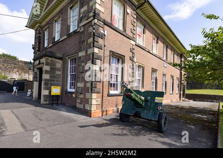 Extérieur du musée de la vie militaire de Cumbria, au château de Carlisle, Carlisle Cumbria Royaume-Uni Banque D'Images