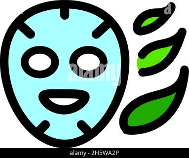 Agave aloe vera icône simple.Produits cosmétiques organiques hydratants.Masque cosmétique.Logo vert feuilles succulentes.Illistration vectorielle isolée sur blanc. Illustration de Vecteur