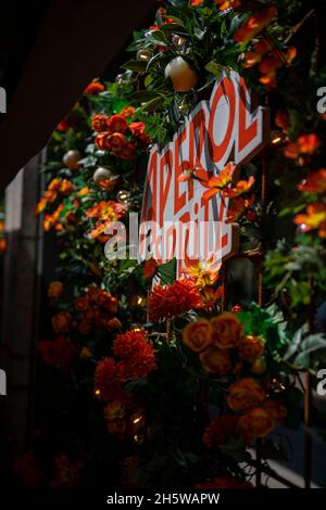 Eataly à Londres, un restaurant italien près de la gare de Liverpool Street Banque D'Images