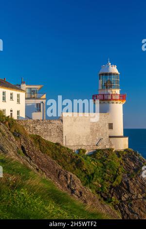 Phare de Wicklow Head, comté de Wicklow, Irlande Banque D'Images