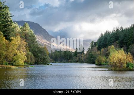 Le paysage naturel des Highlands écossais à Glencoe Lochan Banque D'Images