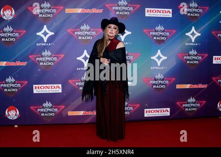 Ciudad de México, 10Nov2021 .- Expo Santa Fe Premios de la radio 2021, evento que reconnaissance a lo mejor de la música regional mexicana, y que se celea por primera vez en México.Fotos: Francisco Morales/DAMMPHOTO Banque D'Images