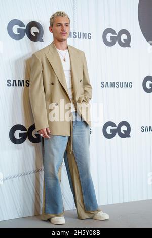 Madrid, Espagne.12 novembre 2021.Arón Piper participe à la 20e édition des GQ Men of the Year Awards 2021 qui se tiennent à l'hôtel Palace de Madrid.(Photo par Atilano Garcia/SOPA Images/Sipa USA) crédit: SIPA USA/Alay Live News Banque D'Images