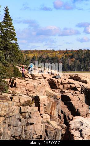 L'Acadia National Park, Maine Banque D'Images