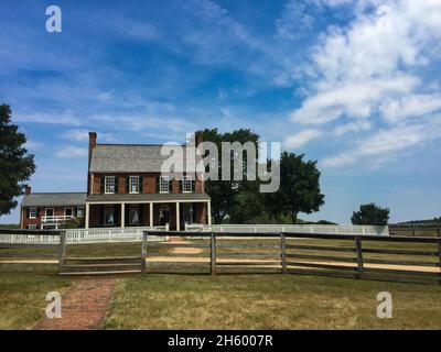 Appomattox court House National Historical Park en Virginie Banque D'Images