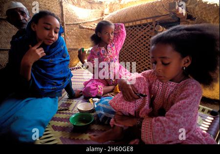 Pakistan, province de Sind, festival shiddi près de Karachi, Shiddi sont les noirs du Pakistan avec l'origine africaine Banque D'Images