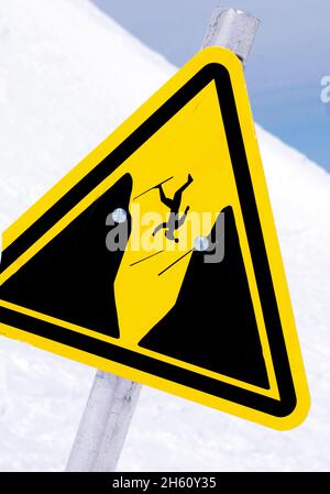 FRANCE, SAVOIE (73) VAL THORENS, GLACIER PRUDENT, DOMAINE SKIABLE DE 3 VALLEES Banque D'Images