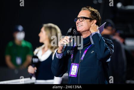 Guadalajara, Mexique.11 novembre 2021.Andrew Krasny lors du premier match de robin à la finale Akron WTA 2021 Guadalajara, Masters WTA tennis Tournament le 11 novembre 2021 à Guadalajara, Mexique - photo: Rob Prange/DPPI/LiveMedia crédit: Independent photo Agency/Alay Live News Banque D'Images