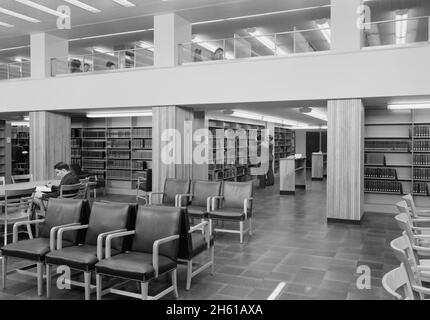 Bibliothèque Lamont, Université Harvard, Cambridge (Massachusetts); 1949 Banque D'Images