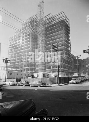 Hôpital général de Martland, Newark, New Jersey ; 1954 Banque D'Images