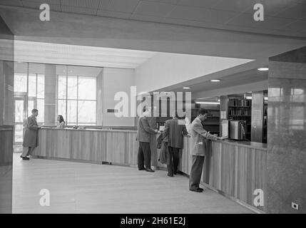 Bibliothèque Lamont, Université Harvard, Cambridge (Massachusetts); 1949 Banque D'Images