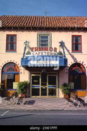 Traymore Cafeteria, centre, 2nd Avenue & 4th Street, St Petersburg, Floride ; ca.1979 Banque D'Images