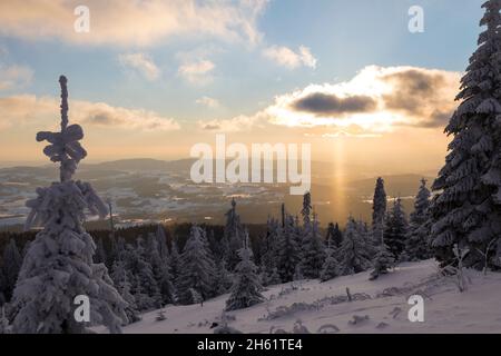 Aussicht vom Dreissel, vue de Dreissel Banque D'Images