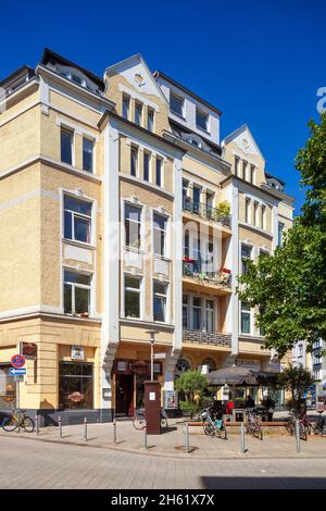 maisons résidentielles anciennes, lavesplatz, hanovre, basse-saxe, allemagne, europe Banque D'Images