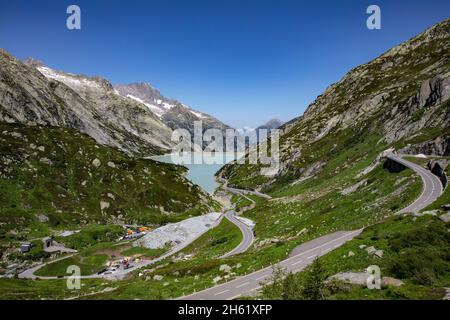 lac räterichsbodensee, lac de montagne, col grimsel Banque D'Images