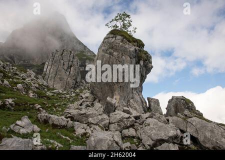 karst région glattalp,mährenspitz,suisse Banque D'Images