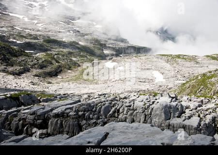 karst région glattalp,mährenspitz,suisse Banque D'Images