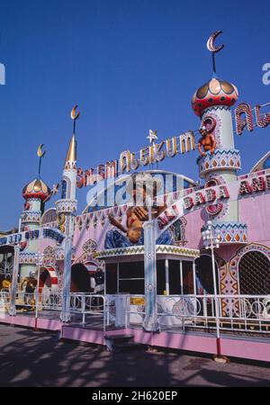 Ali Baba Ride, Trimper Amusements, Ocean City, Maryland ; env.1985. Banque D'Images