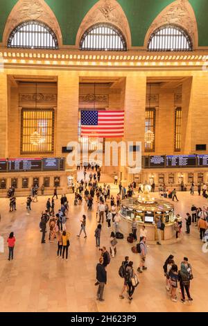 grand hall de la gare centrale, manhattan, ville de new york, new york, etats-unis Banque D'Images