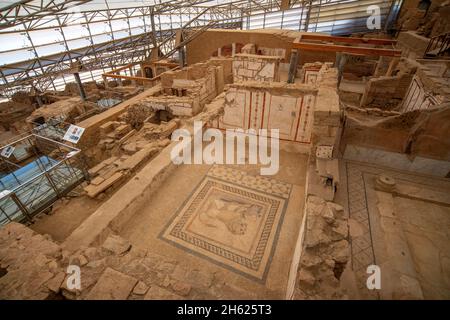 Ephèse est une ancienne ville de la région du centre de la mer Égée en Turquie, près de Selçuk.Ses vestiges excavés reflètent des siècles d'histoire, de classique Banque D'Images