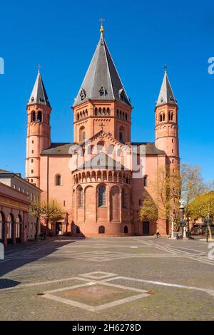 cathédrale mainz,mayence,rhénanie-palatinat,allemagne Banque D'Images