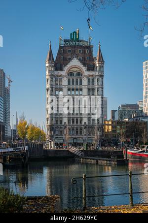 La Maison Blanche dans la ville de Rotterdam, pays-Bas Banque D'Images