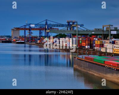 à mühlauhafen, mannheim Banque D'Images