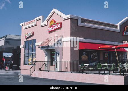 Restaurant del Taco, B-40 (route 66), Flagstaff, Arizona ; env.2003 Banque D'Images