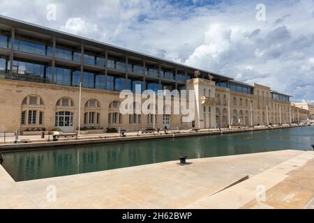 L'Université américaine de Malte (AUM), Cospicua, trois villes, Malte Banque D'Images