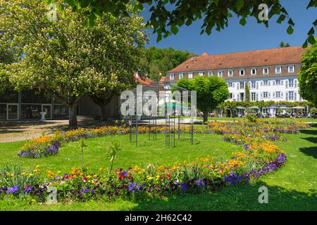 kurpark am bad hotel,ueberlingen,lac de constance,bade-wurtemberg,allemagne Banque D'Images