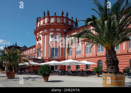 château de biebrich,restaurant,wiesbaden-biebrich,hesse,allemagne Banque D'Images