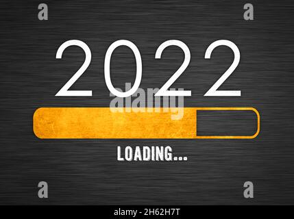 Nouvel an 2022 à venir Banque D'Images