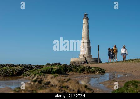 france, gironde, le verdon sur mer, phare de cordouan, également appelé le roi des phares, site classé au patrimoine mondial de l'unesco depuis l'été 2021 Banque D'Images