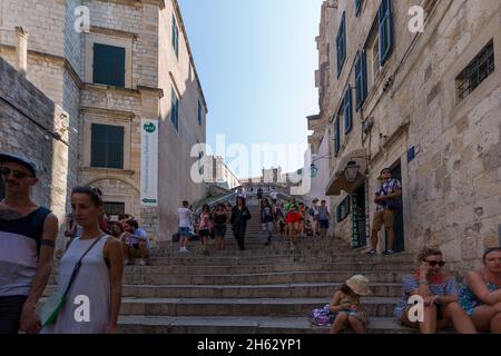 un des jeux les plus populaires de lieux de thrones à dubrovnik, croatie, grâce à la célèbre –€œwalk de honte –€ scène Banque D'Images