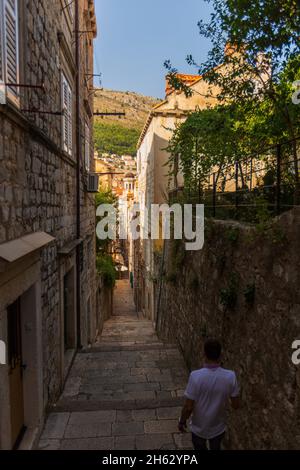 dubrovnik, croatie - célèbre comme l'atterrissage du roi dans le jeu de séries télé de thrones Banque D'Images